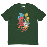 Green tee with Ahoy character print