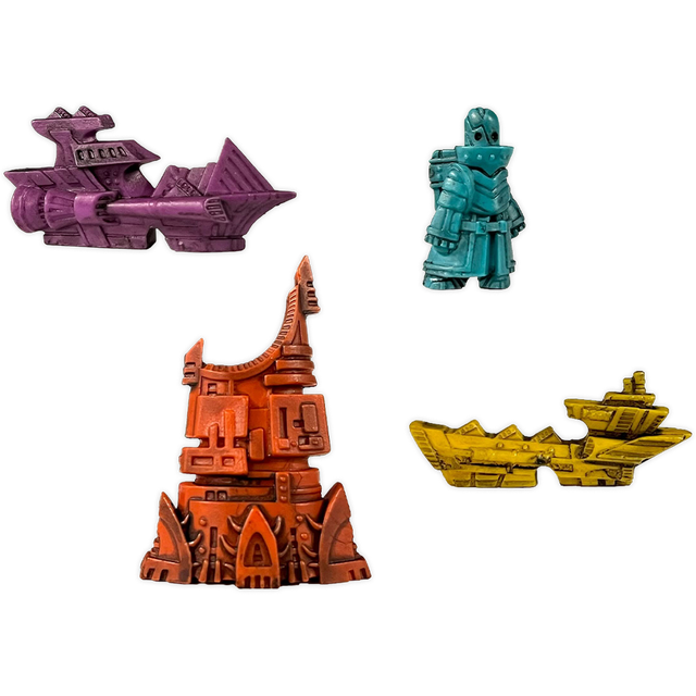 3D renders of the Minis in the Arcs Minis Pack