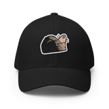 Black baseball cap with embroidered Underground Duchy VP symbol 