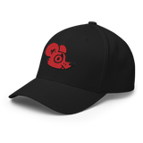 Lord of the Hundreds VP on Black baseball cap, 3 quarter view