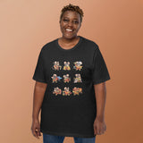 Lord of the Hundreds Mood Tee on Dark Grey Heather worn by model