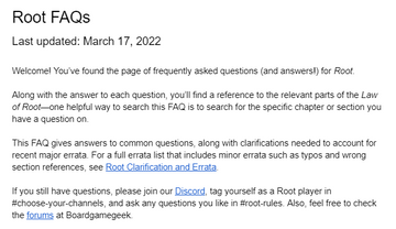 Document of Root FAQs