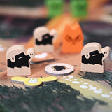 Sunward Expedition hireling meeples on the Mountain Map
